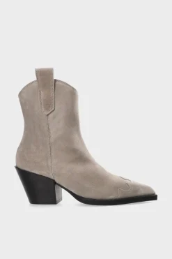 COPENHAGEN STUDIOS Westernstiefel-Cph238 Suede Leichter Stein