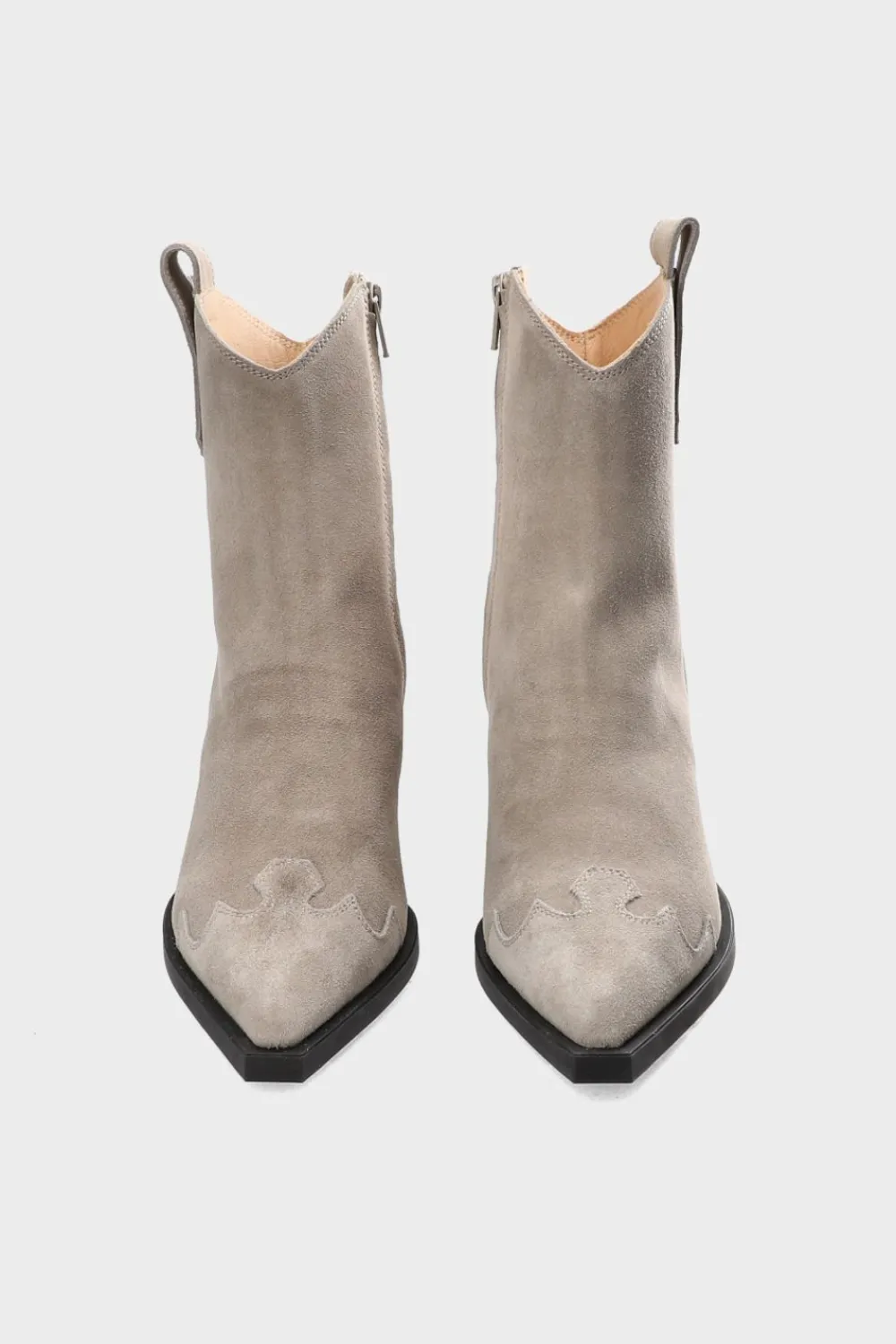 COPENHAGEN STUDIOS Westernstiefel-Cph238 Suede Leichter Stein