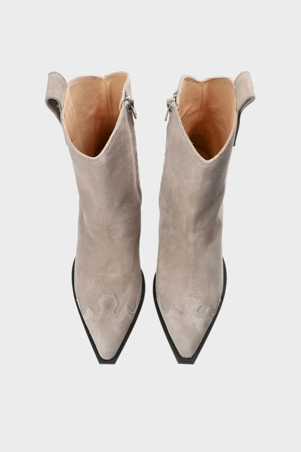 COPENHAGEN STUDIOS Westernstiefel-Cph238 Suede Leichter Stein