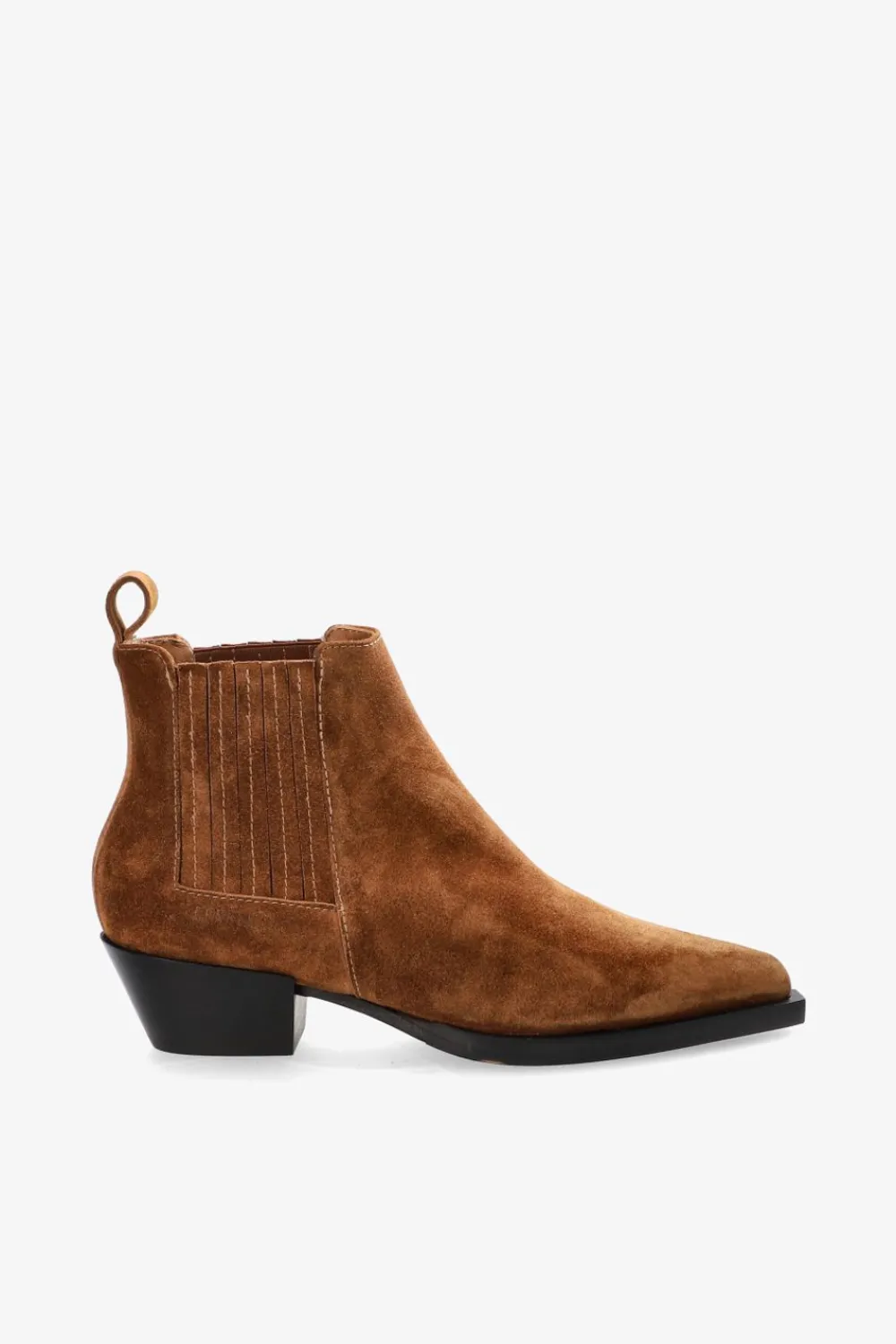 COPENHAGEN STUDIOS Stiefel-Cph244 Suede Cognac