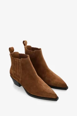 COPENHAGEN STUDIOS Stiefel-Cph244 Suede Cognac