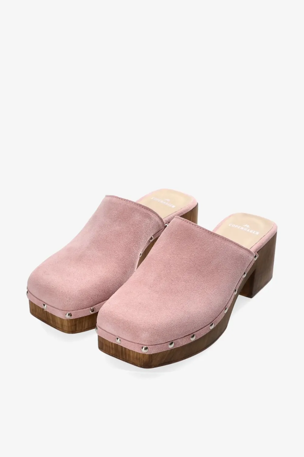 COPENHAGEN STUDIOS Pantoletten-Cph793 Suede Light Rose