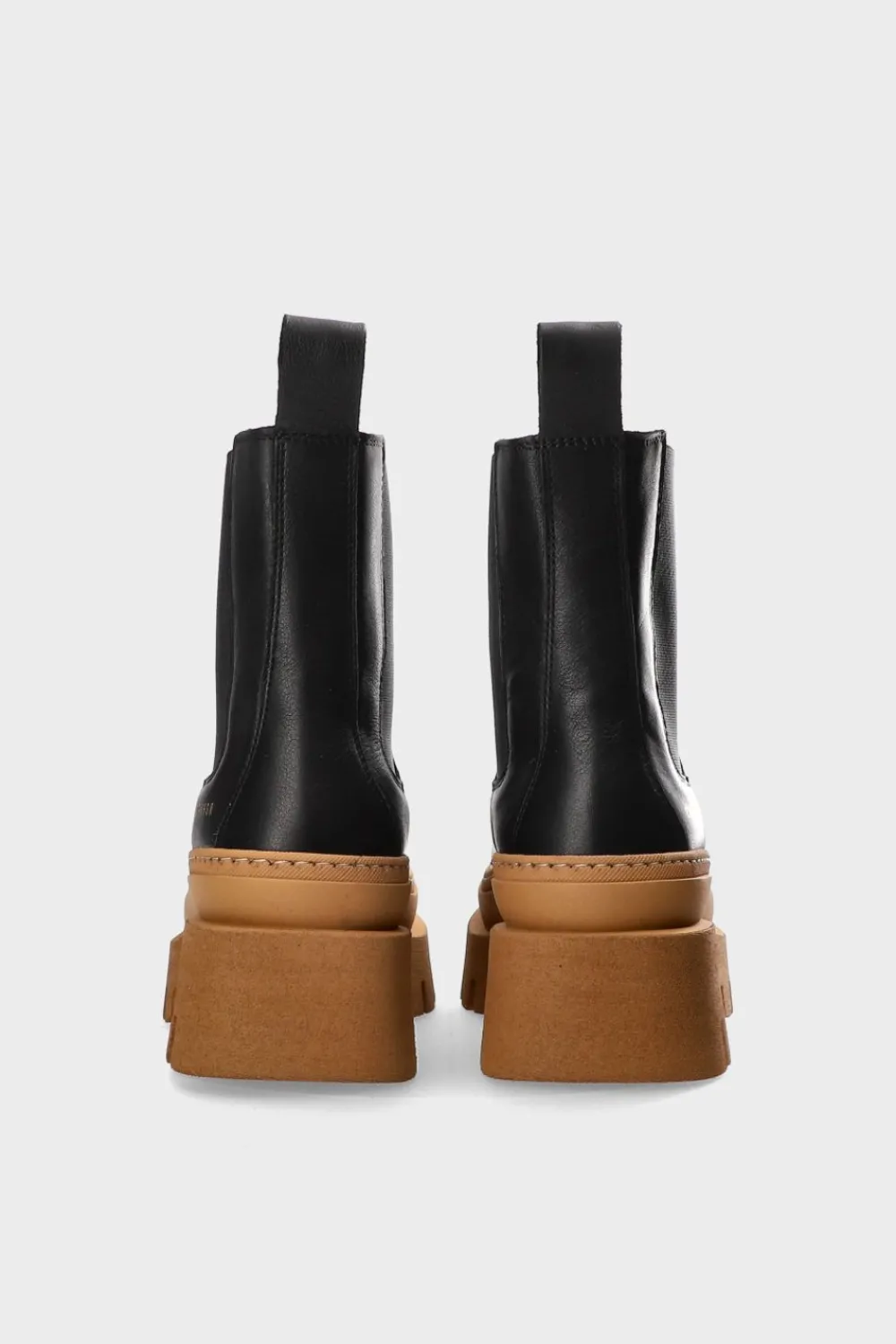COPENHAGEN STUDIOS Stiefel-Cph686 Vitello Schwarz/Cognac