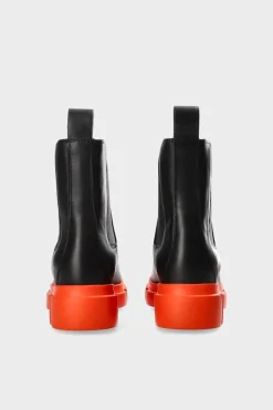 COPENHAGEN STUDIOS Stiefel-Cph570 Vitello Schwarz/Orange