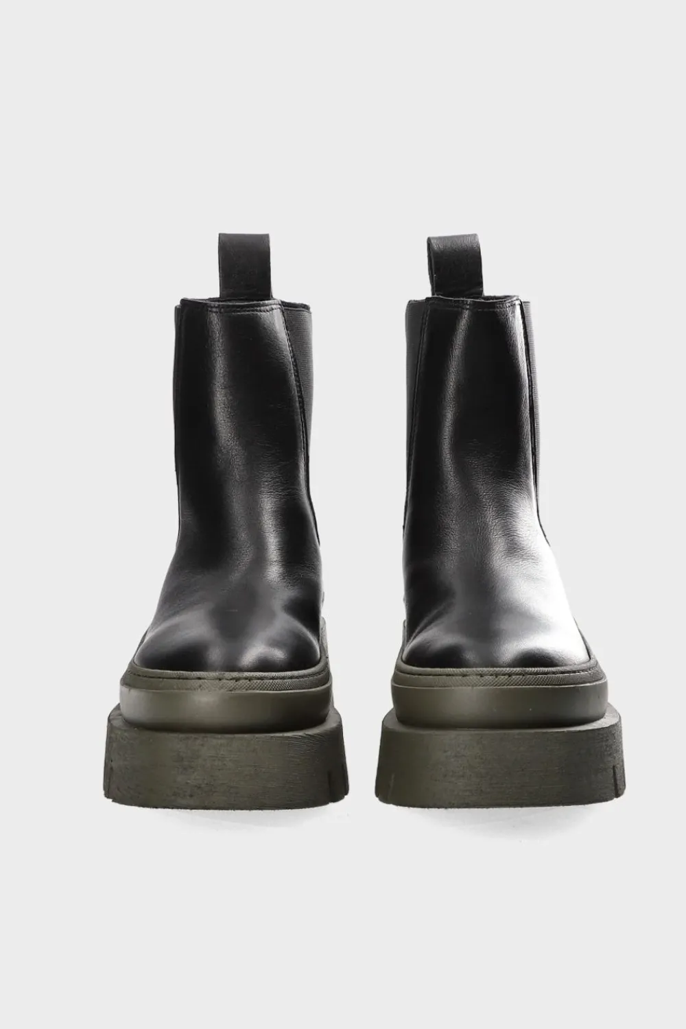 COPENHAGEN STUDIOS Stiefel-Cph686 Vitello Schwarz Grun