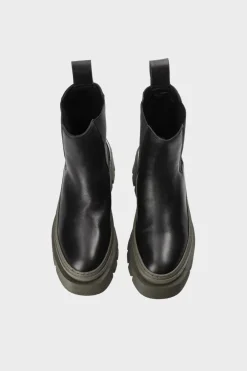 COPENHAGEN STUDIOS Stiefel-Cph686 Vitello Schwarz Grun
