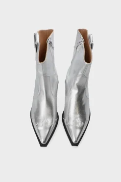 COPENHAGEN STUDIOS Westernstiefel-Cph239 Vitello Silber