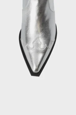 COPENHAGEN STUDIOS Westernstiefel-Cph239 Vitello Silber