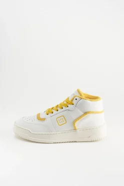 COPENHAGEN STUDIOS Sneaker-Cph196 Vitello Weis Gelb