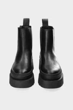 COPENHAGEN STUDIOS Stiefel-Cph686 Vitello Schwarz Schwarz