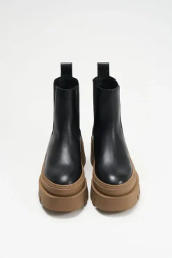 COPENHAGEN STUDIOS Stiefel-Cph686 Vitello Schwarzer Stein