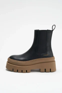 COPENHAGEN STUDIOS Stiefel-Cph686 Vitello Schwarzer Stein