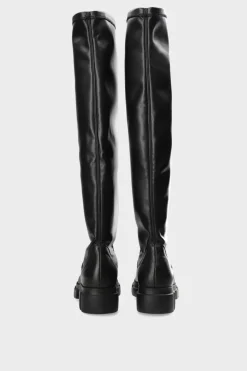 COPENHAGEN STUDIOS Stiefel-Cph544 Vitello/Vegan Stretch Schwarz