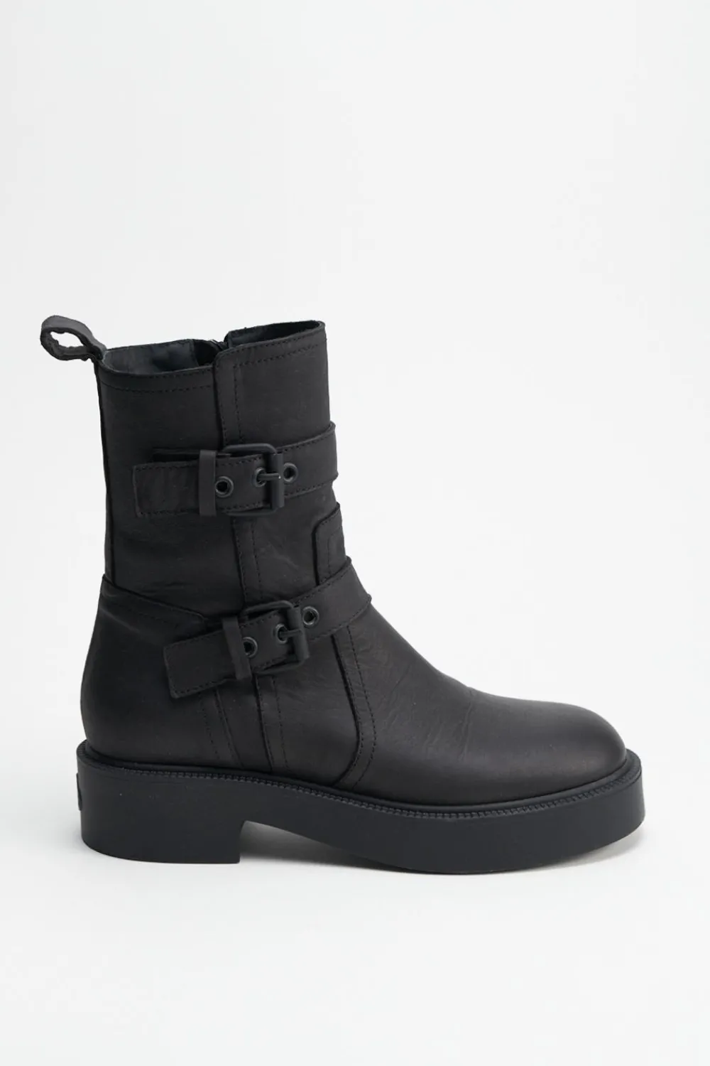 COPENHAGEN STUDIOS Stiefel-Cph641 Washed Vitello Schwarz