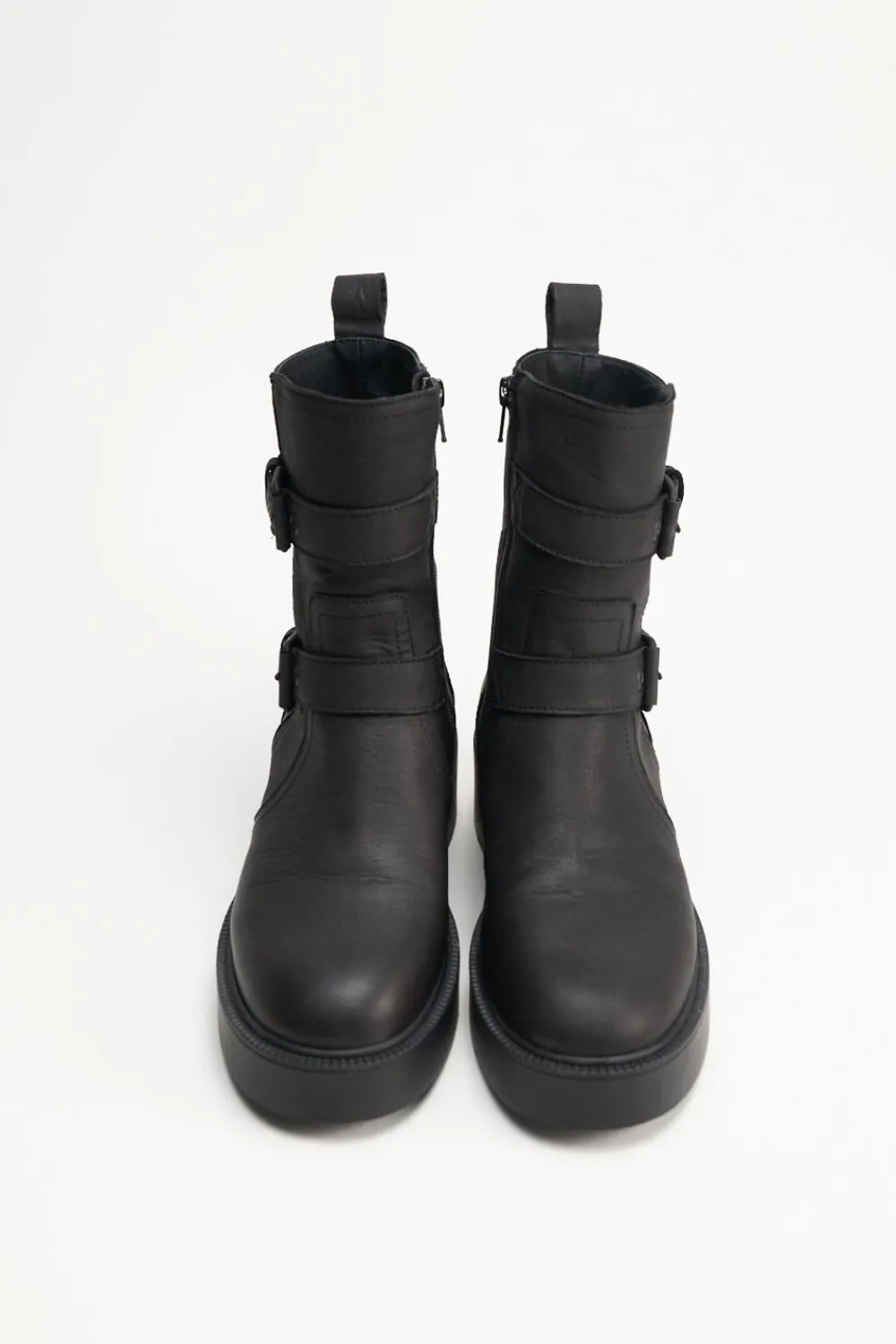 COPENHAGEN STUDIOS Stiefel-Cph641 Washed Vitello Schwarz