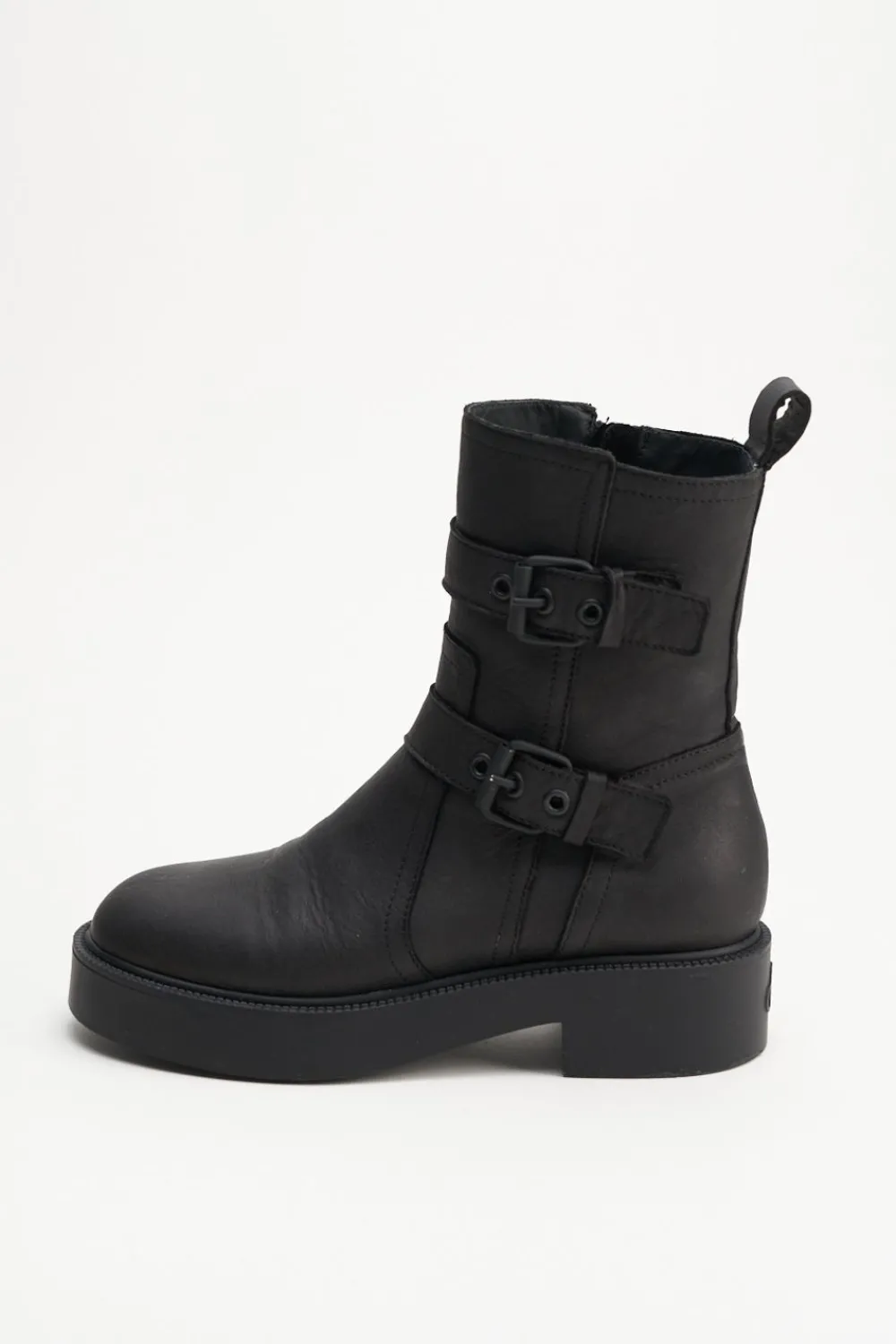 COPENHAGEN STUDIOS Stiefel-Cph641 Washed Vitello Schwarz