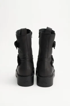 COPENHAGEN STUDIOS Stiefel-Cph641 Washed Vitello Schwarz