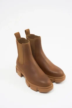COPENHAGEN STUDIOS Stiefel-Cph570 Waxed Nabuc Cognac