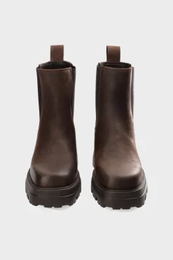 COPENHAGEN STUDIOS Stiefel-Cph194 Waxed Nabuc Schokolade