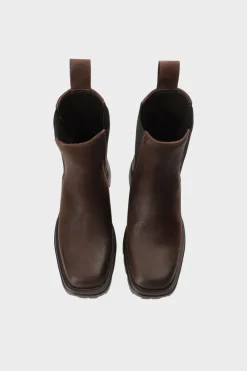COPENHAGEN STUDIOS Stiefel-Cph194 Waxed Nabuc Schokolade