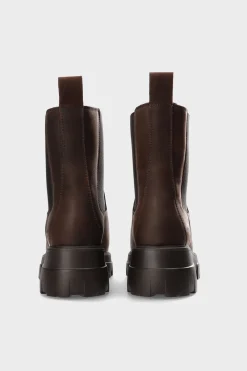 COPENHAGEN STUDIOS Stiefel-Cph194 Waxed Nabuc Schokolade