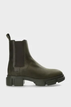 COPENHAGEN STUDIOS Stiefel-Cph570 Waxed Nabuc Khaki