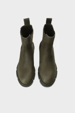 COPENHAGEN STUDIOS Stiefel-Cph570 Waxed Nabuc Khaki