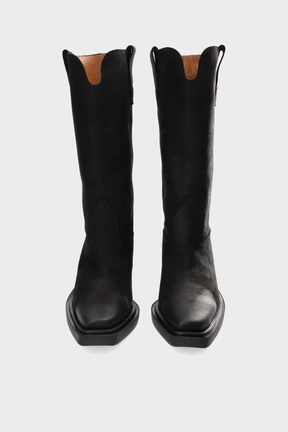 COPENHAGEN STUDIOS Westernstiefel-Cph283 Waxed Nabuc Schwarz