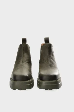 COPENHAGEN STUDIOS Stiefel-Cph155 Waxed Nabuc Khaki