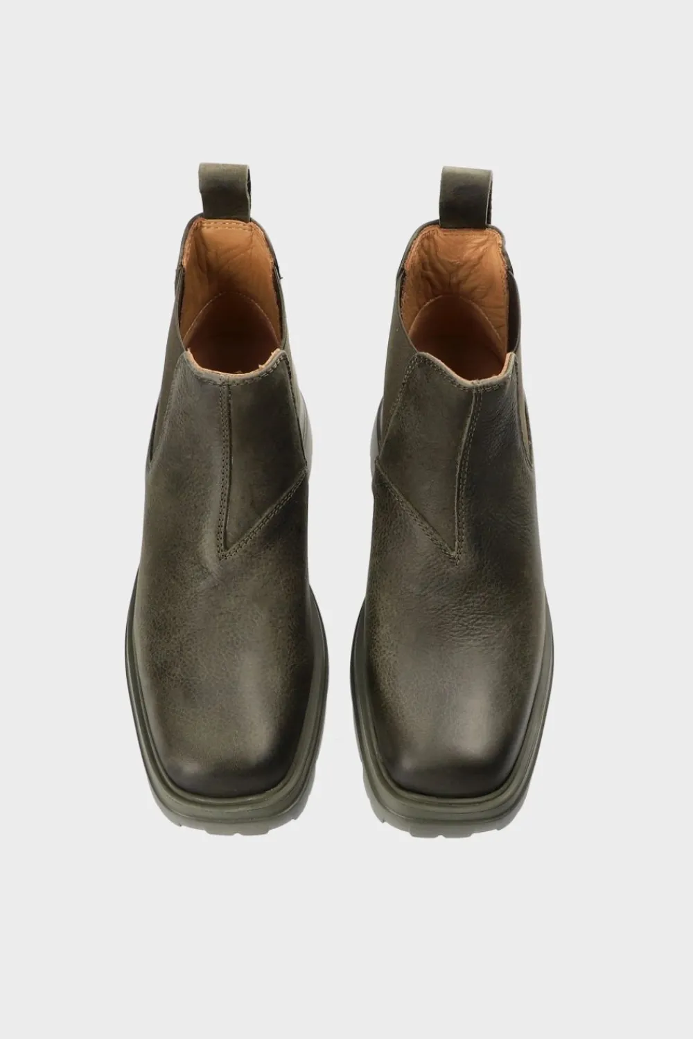 COPENHAGEN STUDIOS Stiefel-Cph155 Waxed Nabuc Khaki
