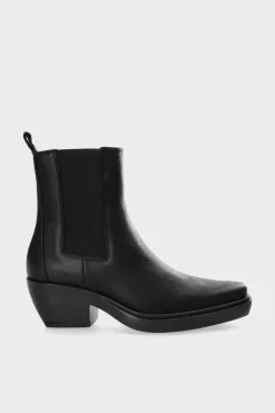 COPENHAGEN STUDIOS Westernstiefel-Cph236 Waxed Nabuc Schwarz