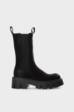 COPENHAGEN STUDIOS Stiefel-Cph139 Waxed Suede Schwarz