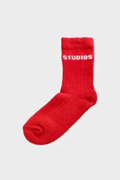 COPENHAGEN STUDIOS Socken-Cph Wool Socks 1 Wool Mix Rot