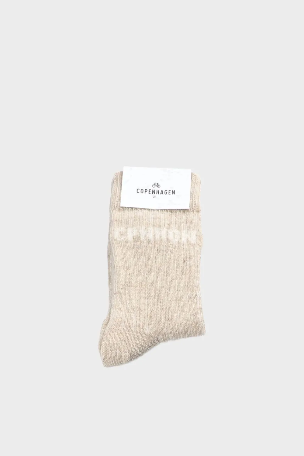 COPENHAGEN STUDIOS Socken-Cph Wool Socks 1 Wool Mix Hell Beige