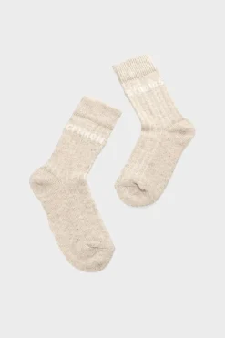 COPENHAGEN STUDIOS Socken-Cph Wool Socks 1 Wool Mix Hell Beige
