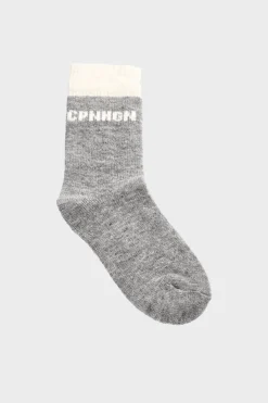 COPENHAGEN STUDIOS Socken-Cph Wool Socks 2 Wool Mix Light Grey