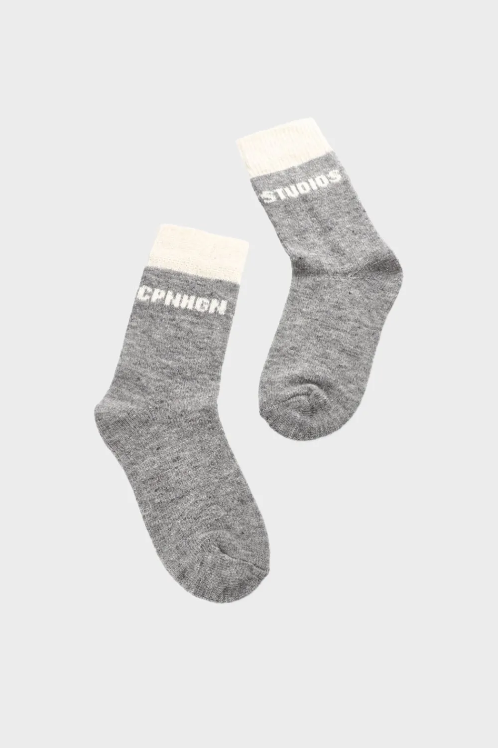 COPENHAGEN STUDIOS Socken-Cph Wool Socks 2 Wool Mix Light Grey