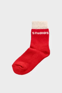 COPENHAGEN STUDIOS Socken-Cph Wool Socks 2 Wool Mix Rot