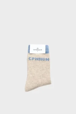 COPENHAGEN STUDIOS Socken-Cph Wool Socks 2 Wool Mix Hell Beige