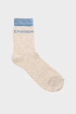 COPENHAGEN STUDIOS Socken-Cph Wool Socks 2 Wool Mix Hell Beige