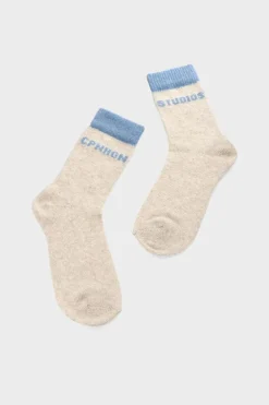 COPENHAGEN STUDIOS Socken-Cph Wool Socks 2 Wool Mix Hell Beige