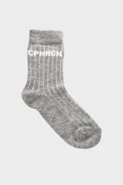 COPENHAGEN STUDIOS Socken-Cph Wool Socks 1 Wool Mix Light Grey