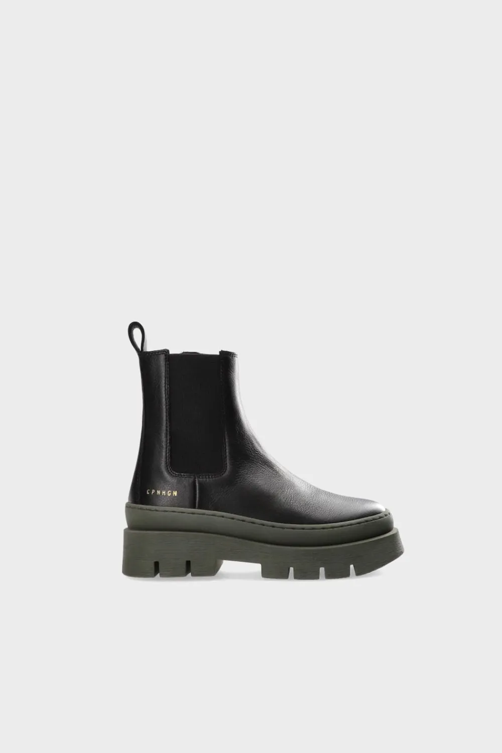COPENHAGEN STUDIOS Stiefel-Cph686K Vitello Schwarz Grun
