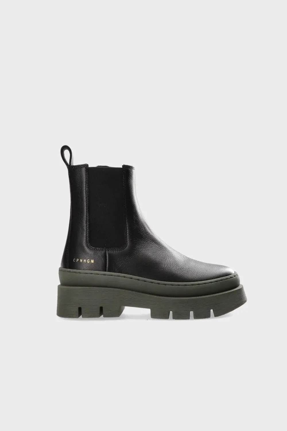 COPENHAGEN STUDIOS Stiefel-Cph686K Vitello Schwarz Grun