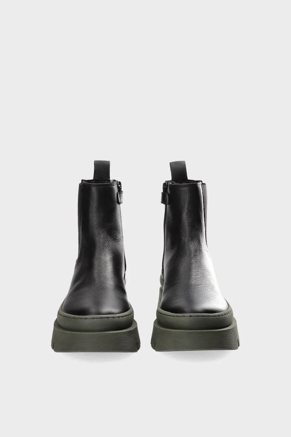 COPENHAGEN STUDIOS Stiefel-Cph686K Vitello Schwarz Grun