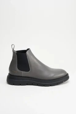 COPENHAGEN STUDIOS Stiefel-Cph514M Vitello Formales Grau