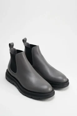 COPENHAGEN STUDIOS Stiefel-Cph514M Vitello Formales Grau