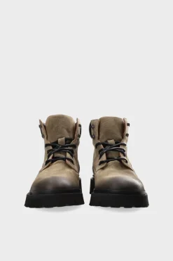 COPENHAGEN STUDIOS Stiefel-Cph171M Waxed Suede Schwarze Olive