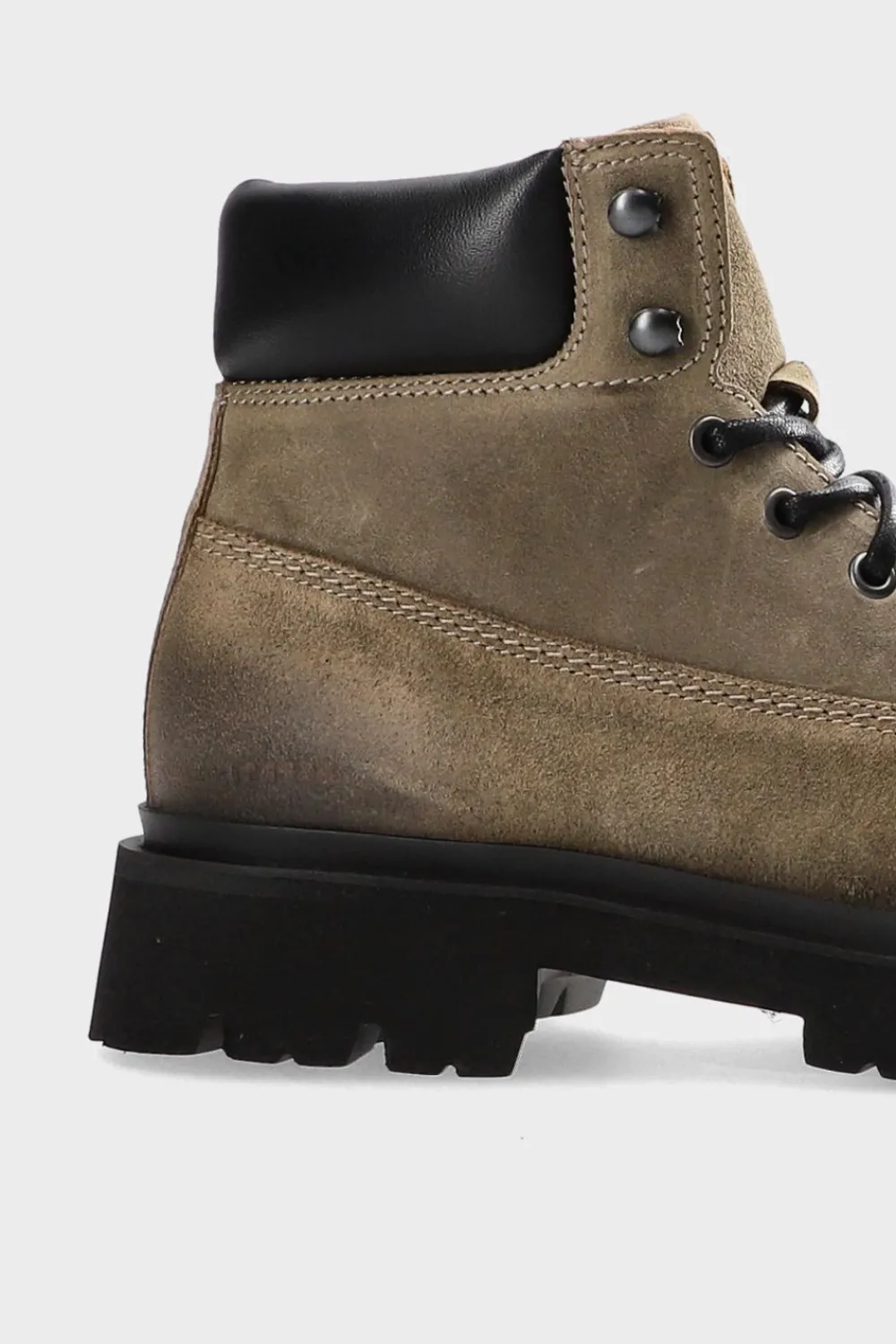COPENHAGEN STUDIOS Stiefel-Cph171M Waxed Suede Schwarze Olive